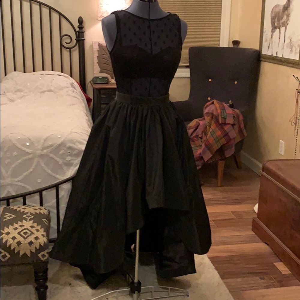 Black prom formal dress